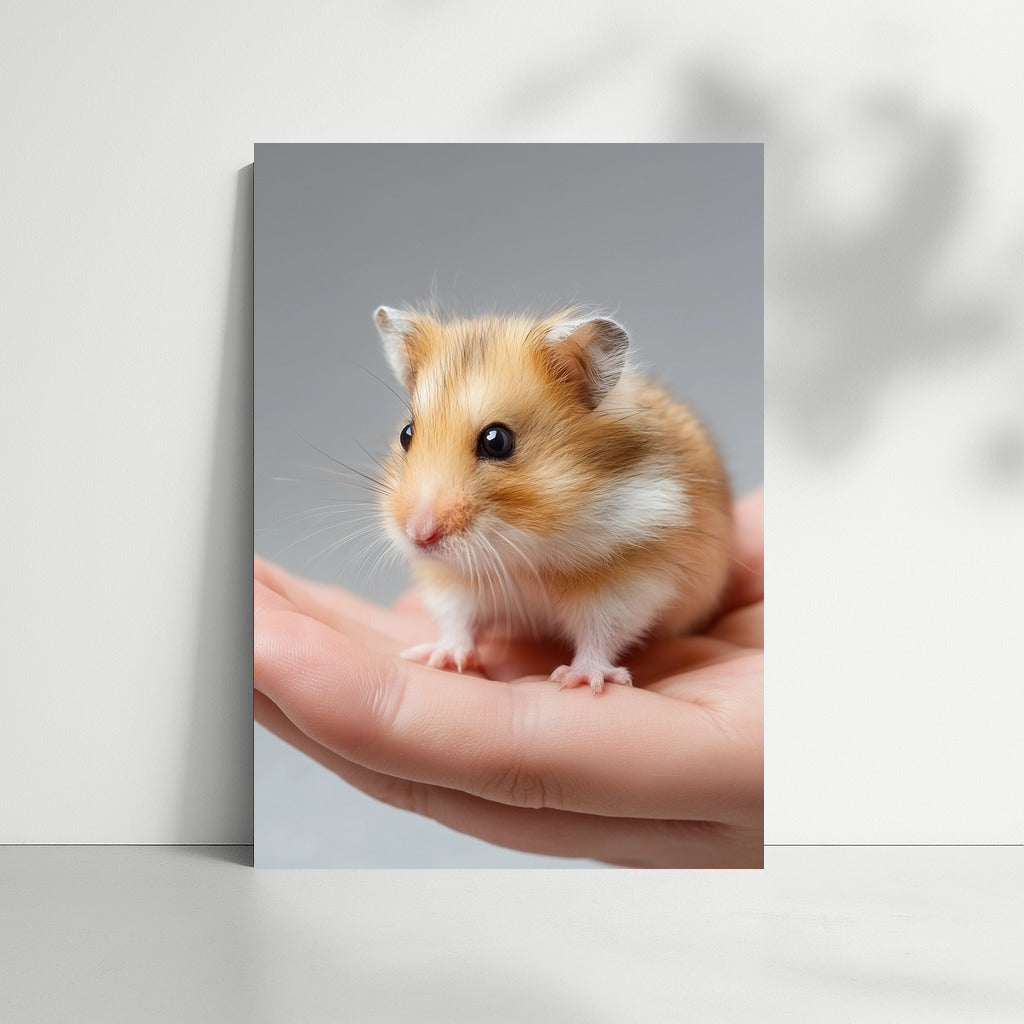 Cozy Hamster on the Palm: The Perfect Gift for Fluffy Lovers