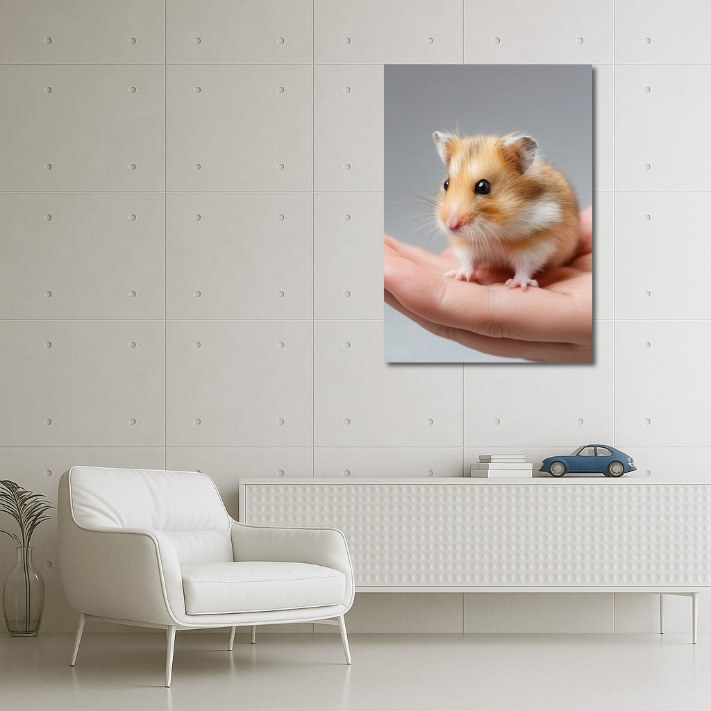 Cozy Hamster on the Palm: The Perfect Gift for Fluffy Lovers