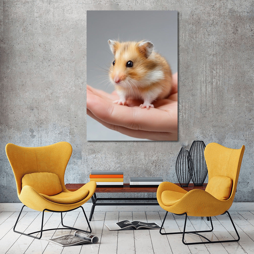 Cozy Hamster on the Palm: The Perfect Gift for Fluffy Lovers