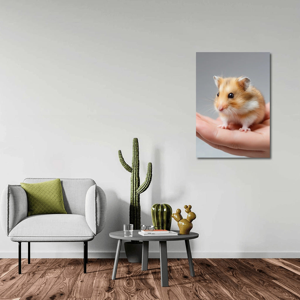 Cozy Hamster on the Palm: The Perfect Gift for Fluffy Lovers