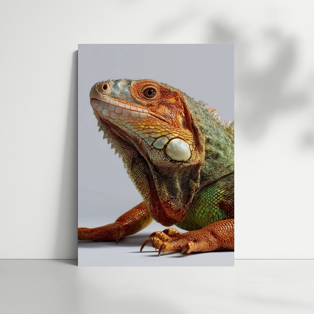 Emerald Iguana: Exotic Charm for Interior
