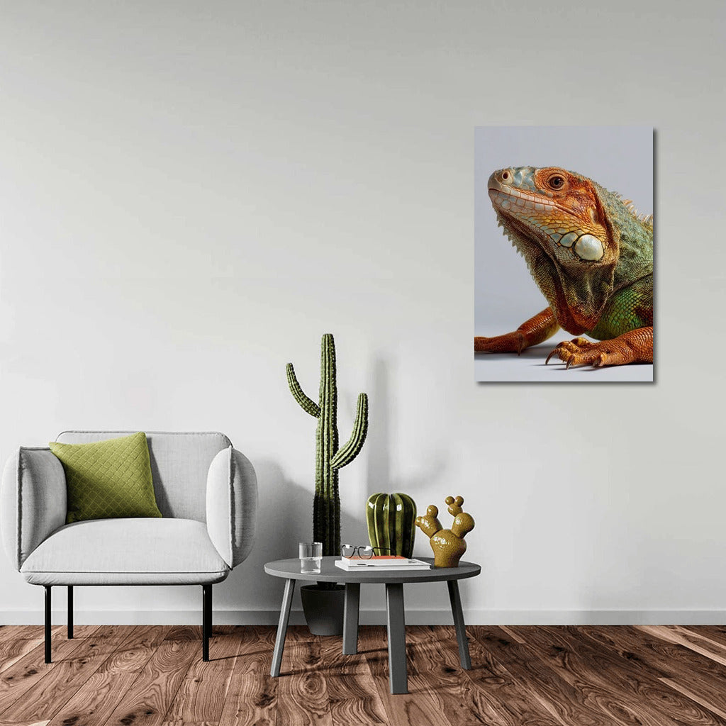 Emerald Iguana: Exotic Charm for Interior