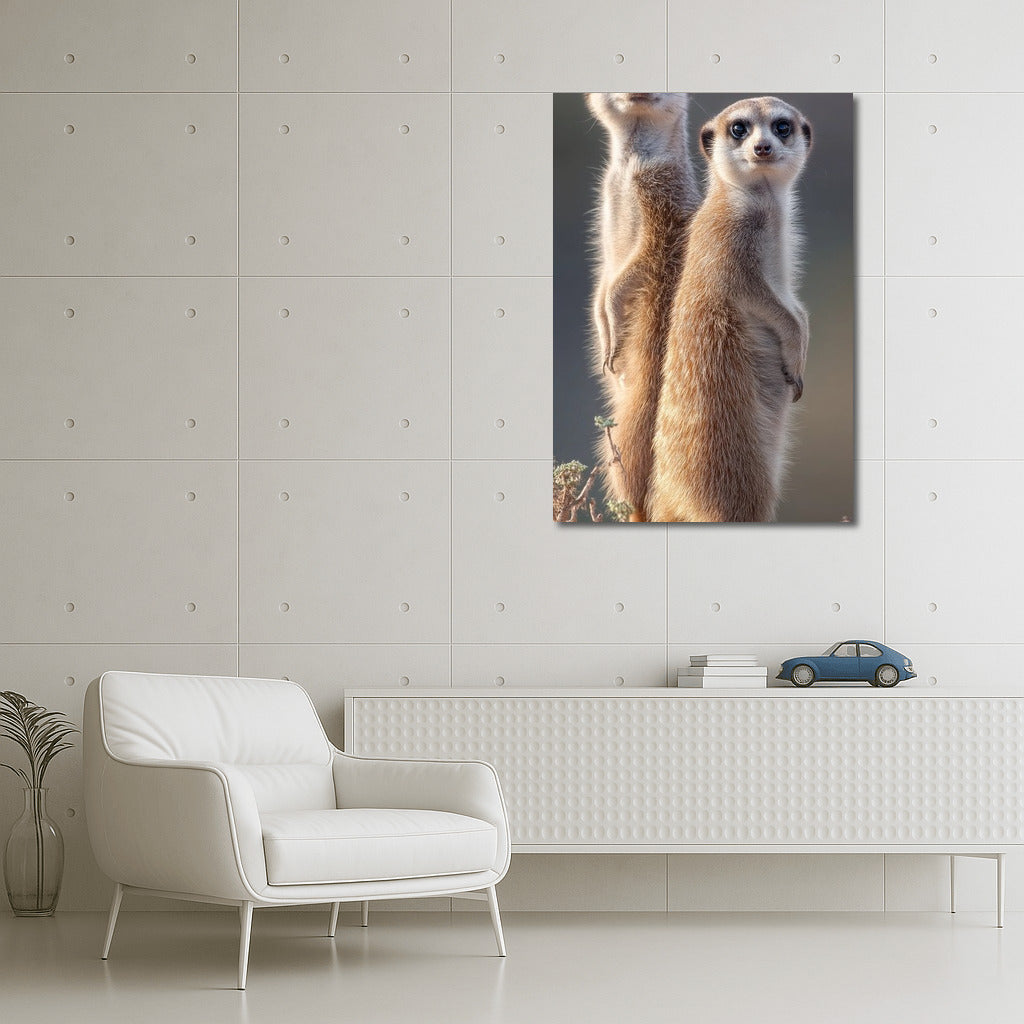 Meerkats: Playful Savannah Guardians for a Cozy Interior