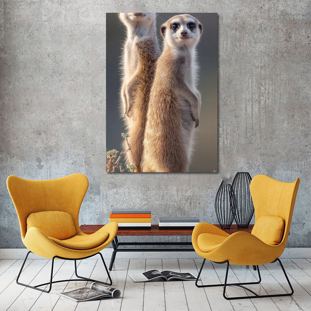 Meerkats: Playful Savannah Guardians for a Cozy Interior