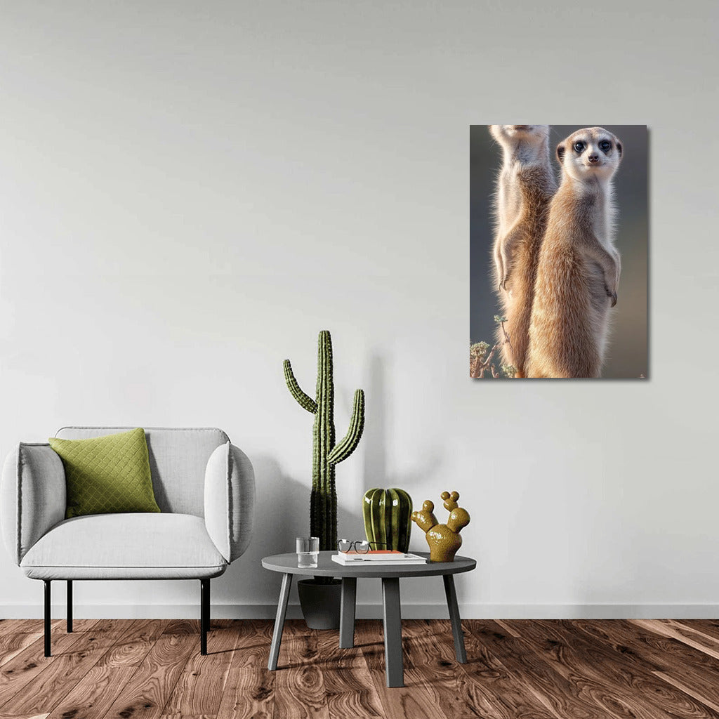 Meerkats: Playful Savannah Guardians for a Cozy Interior