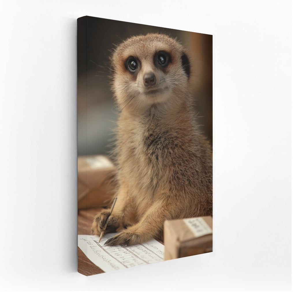 Meerkat at the Desk: A Playful Accent for Your Interior
