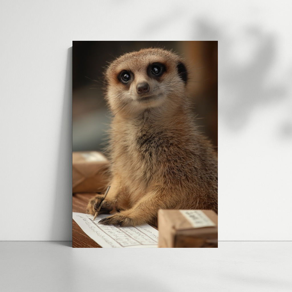 Meerkat at the Desk: A Playful Accent for Your Interior