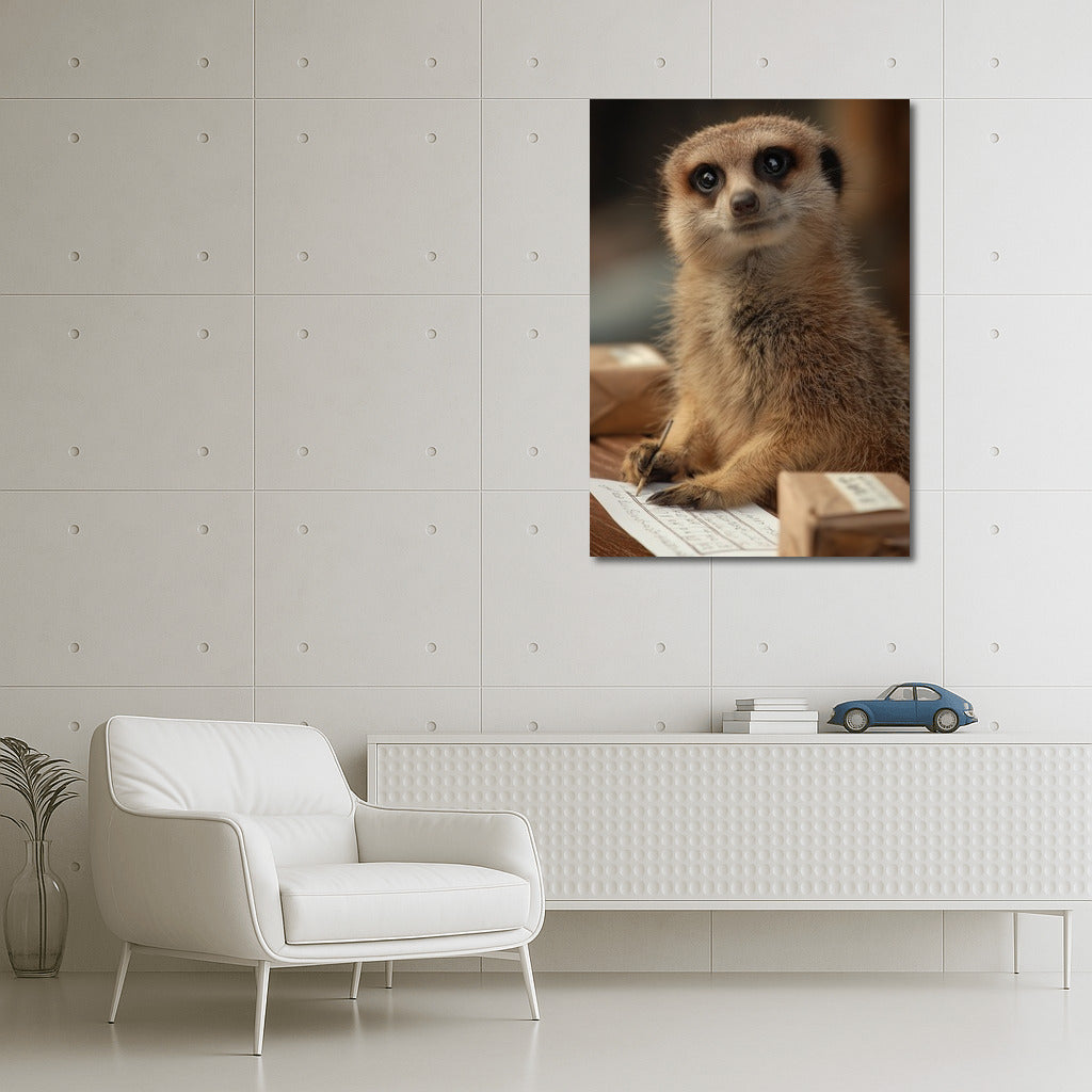 Meerkat at the Desk: A Playful Accent for Your Interior