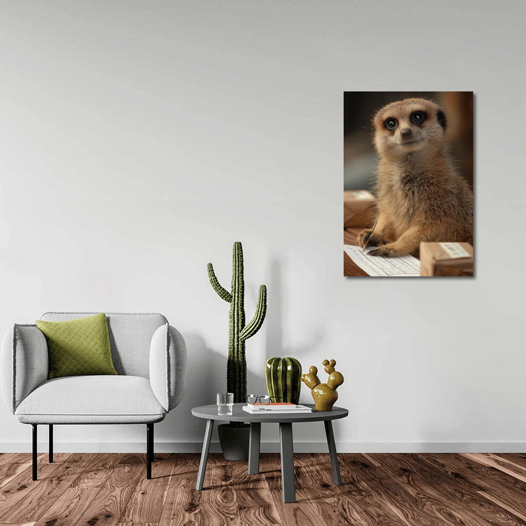 Meerkat at the Desk: A Playful Accent for Your Interior