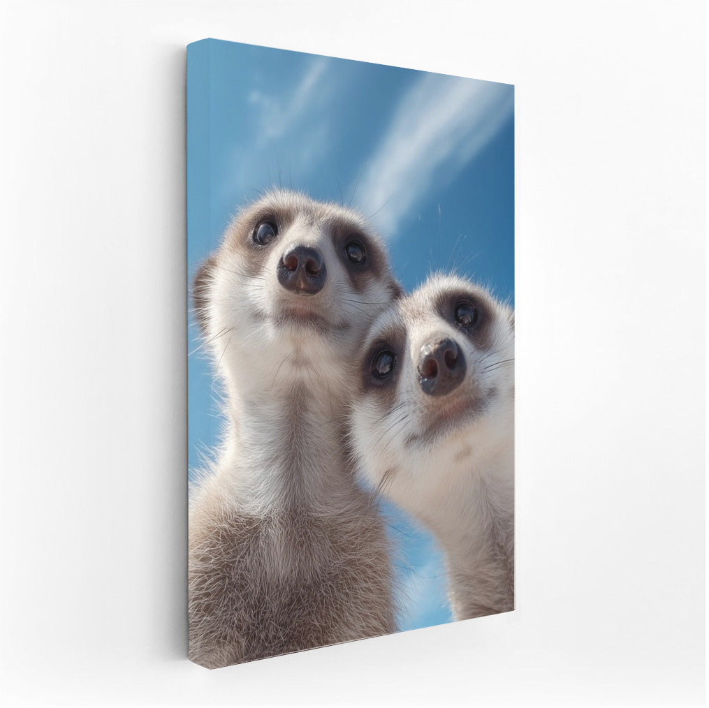 Meerkats in the World of Curiosity: Wall Decoration for a Good Mood