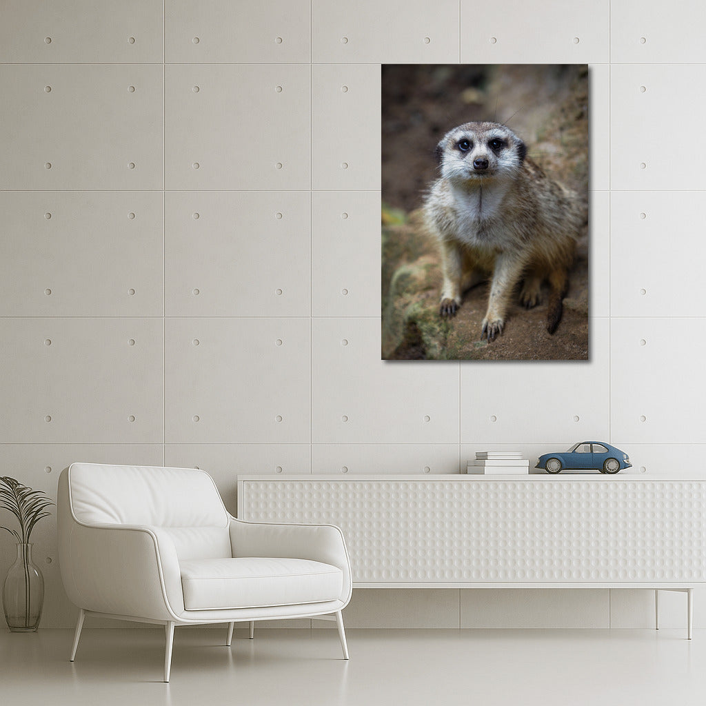 Adorable Meerkat: Playful Savannah Spirit for Your Interior