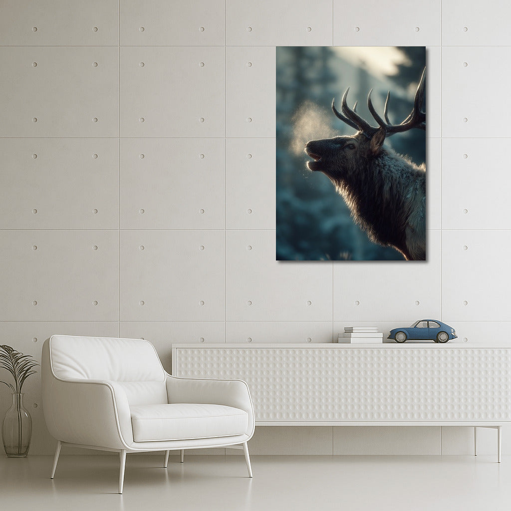 Winter Ballet of the Noble Deer: Forest Magic on Your Walls