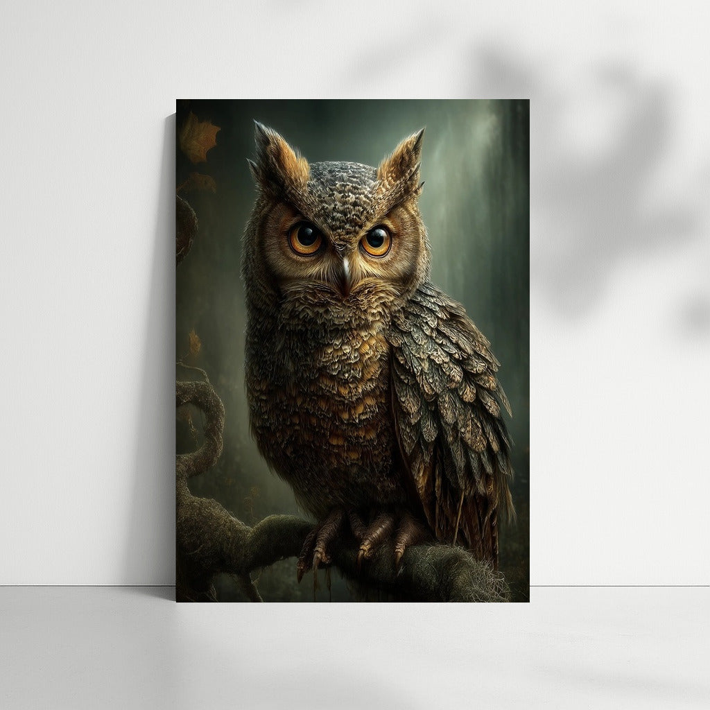 Owl in the Moonlight: Forest Magic for Your Interior
