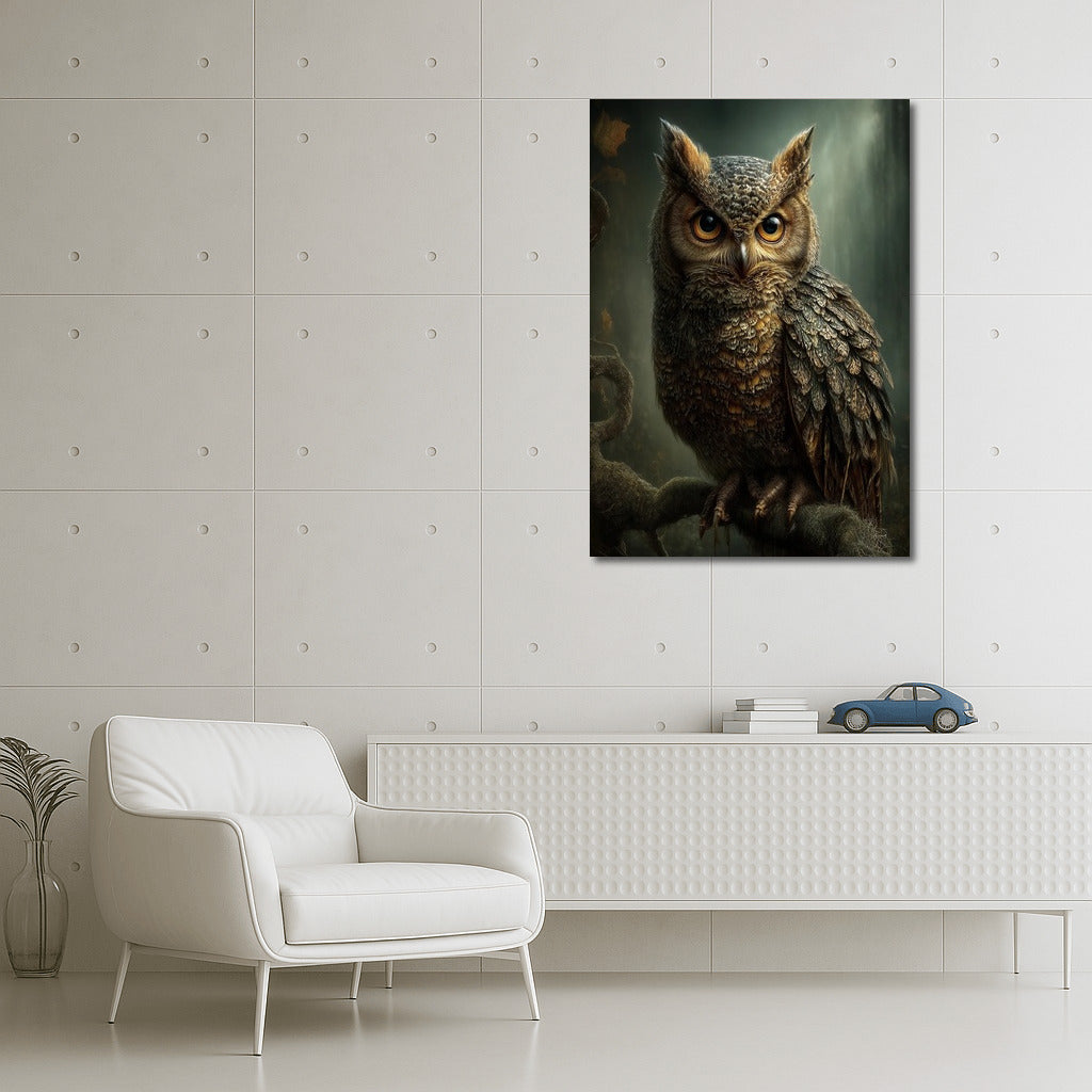 Owl in the Moonlight: Forest Magic for Your Interior