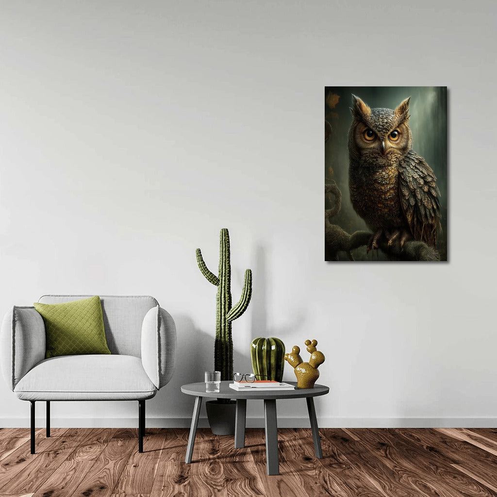 Owl in the Moonlight: Forest Magic for Your Interior