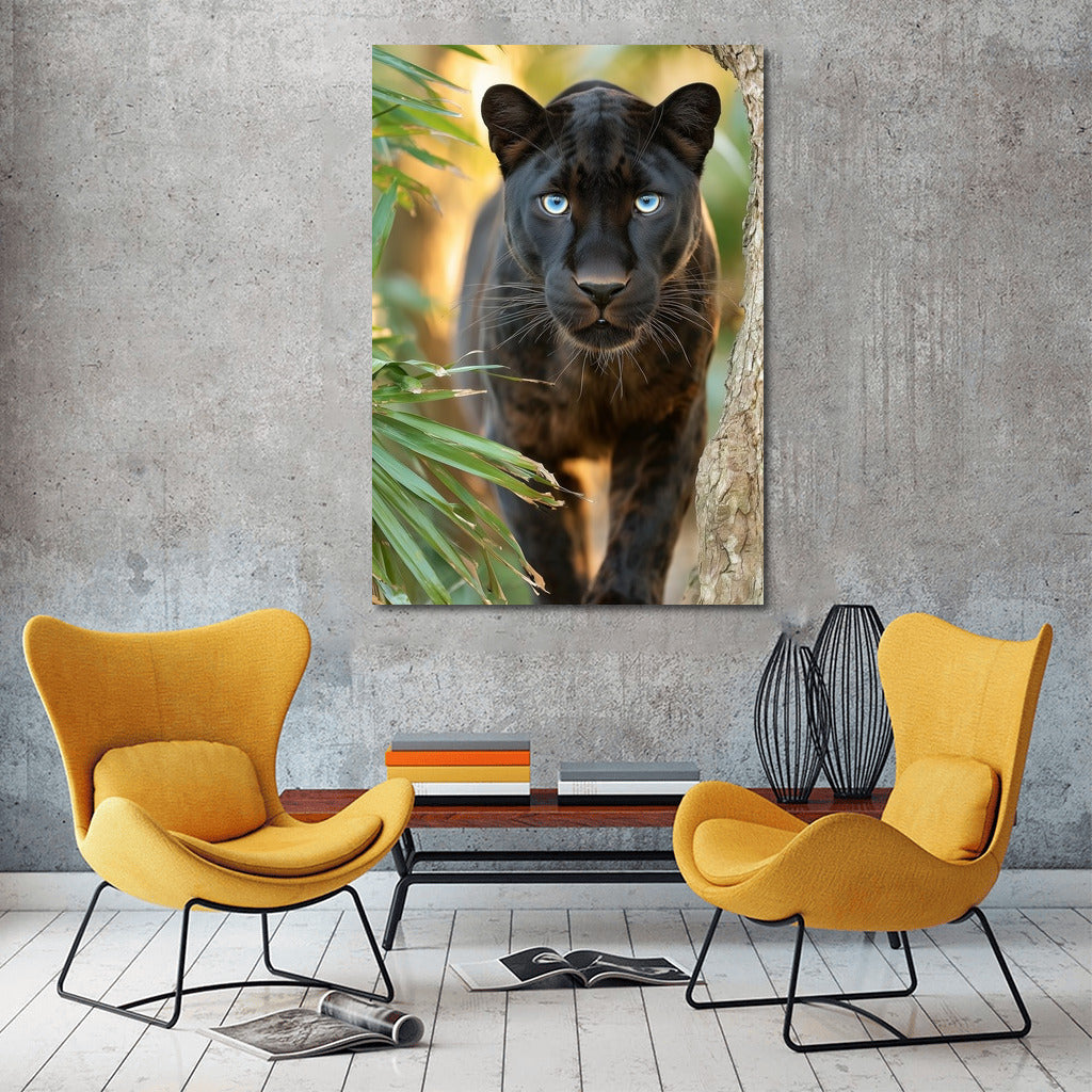 The Enchanting Gaze of Black Panther: The Magic of the Wild
