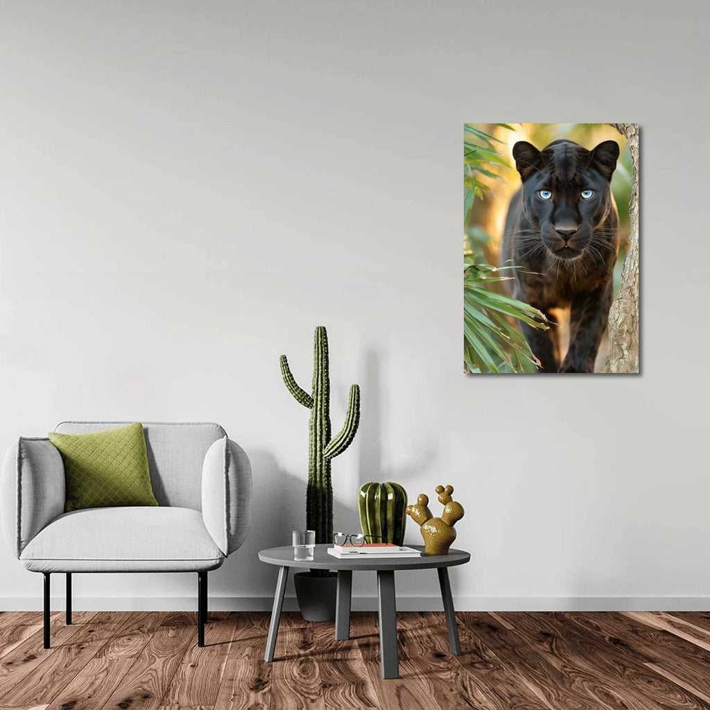 The Enchanting Gaze of Black Panther: The Magic of the Wild