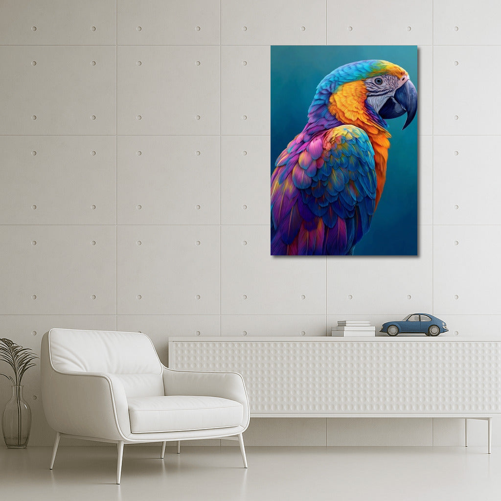Tropical Macaw: A Bright Parrot for the Interior