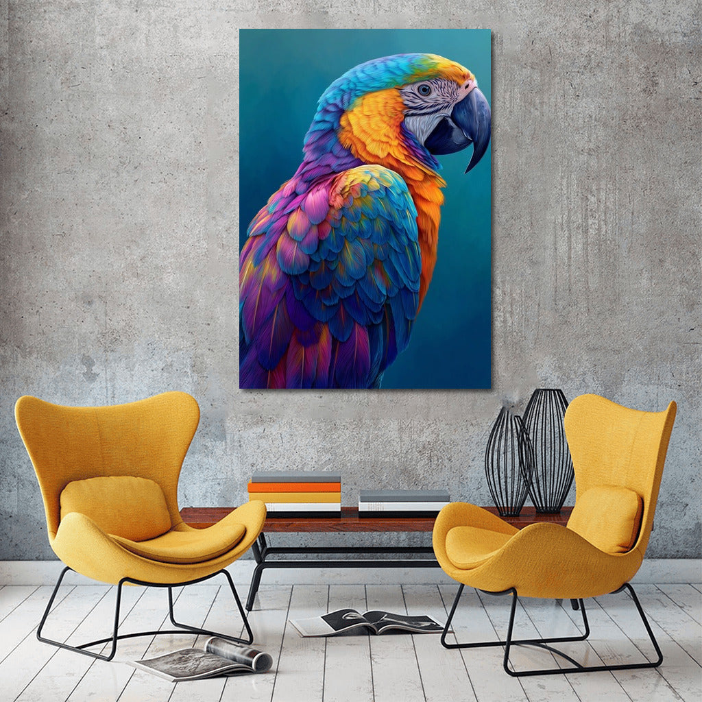 Tropical Macaw: A Bright Parrot for the Interior