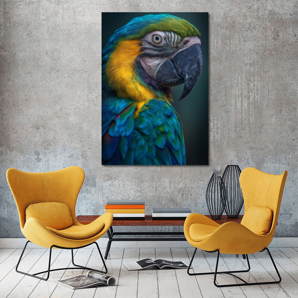 Tropical Macaw: An Explosion of Colors for the Interior