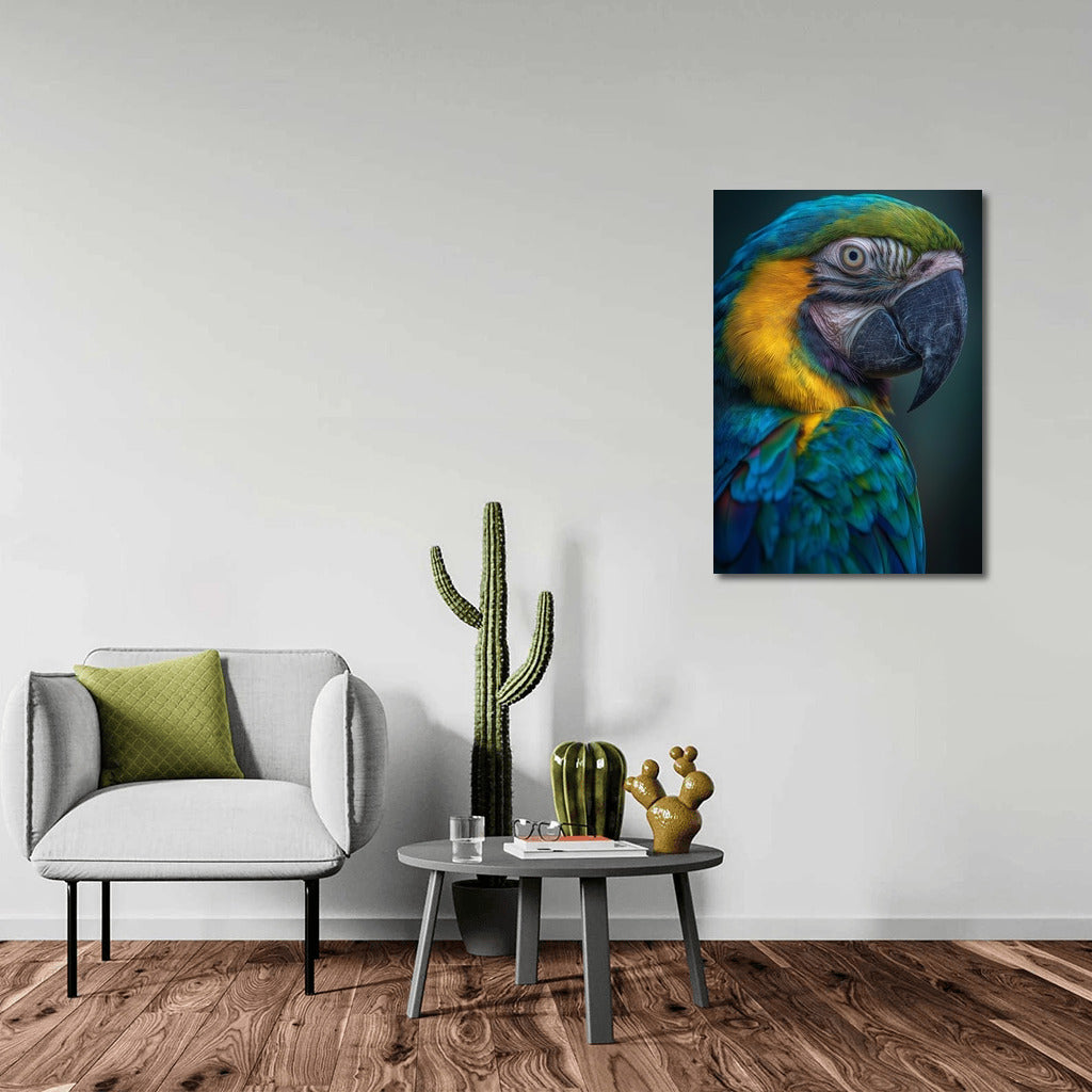 Tropical Macaw: An Explosion of Colors for the Interior