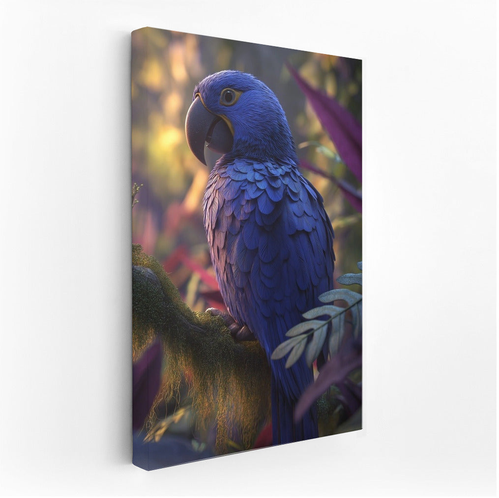 Majestic Blue Macaw: Tropical Atmosphere for Your Interior