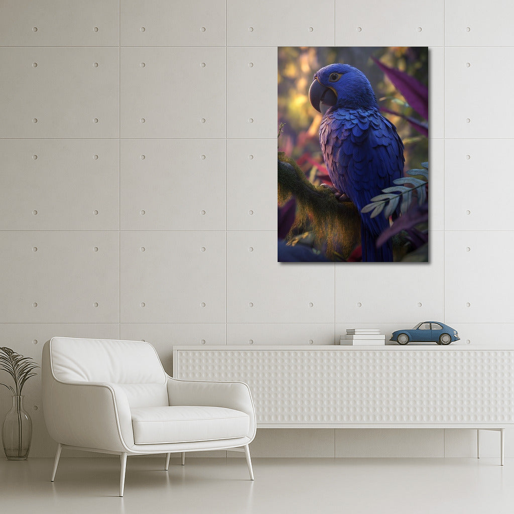 Majestic Blue Macaw: Tropical Atmosphere for Your Interior