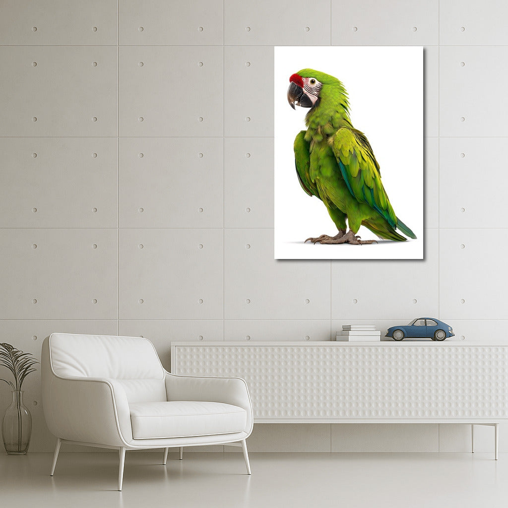 Tropical Green Macaw: Jungle Energy for Your Interior