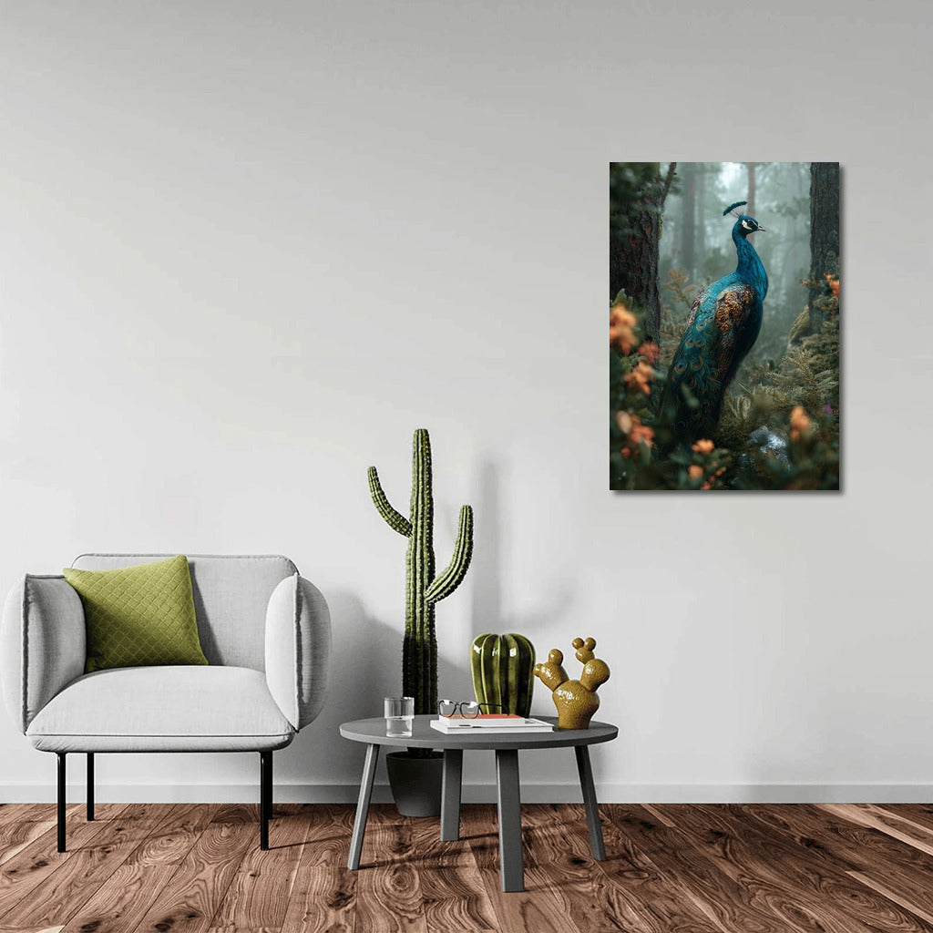Dance of the Forest Peacock: Grace and Mystery in the Interior