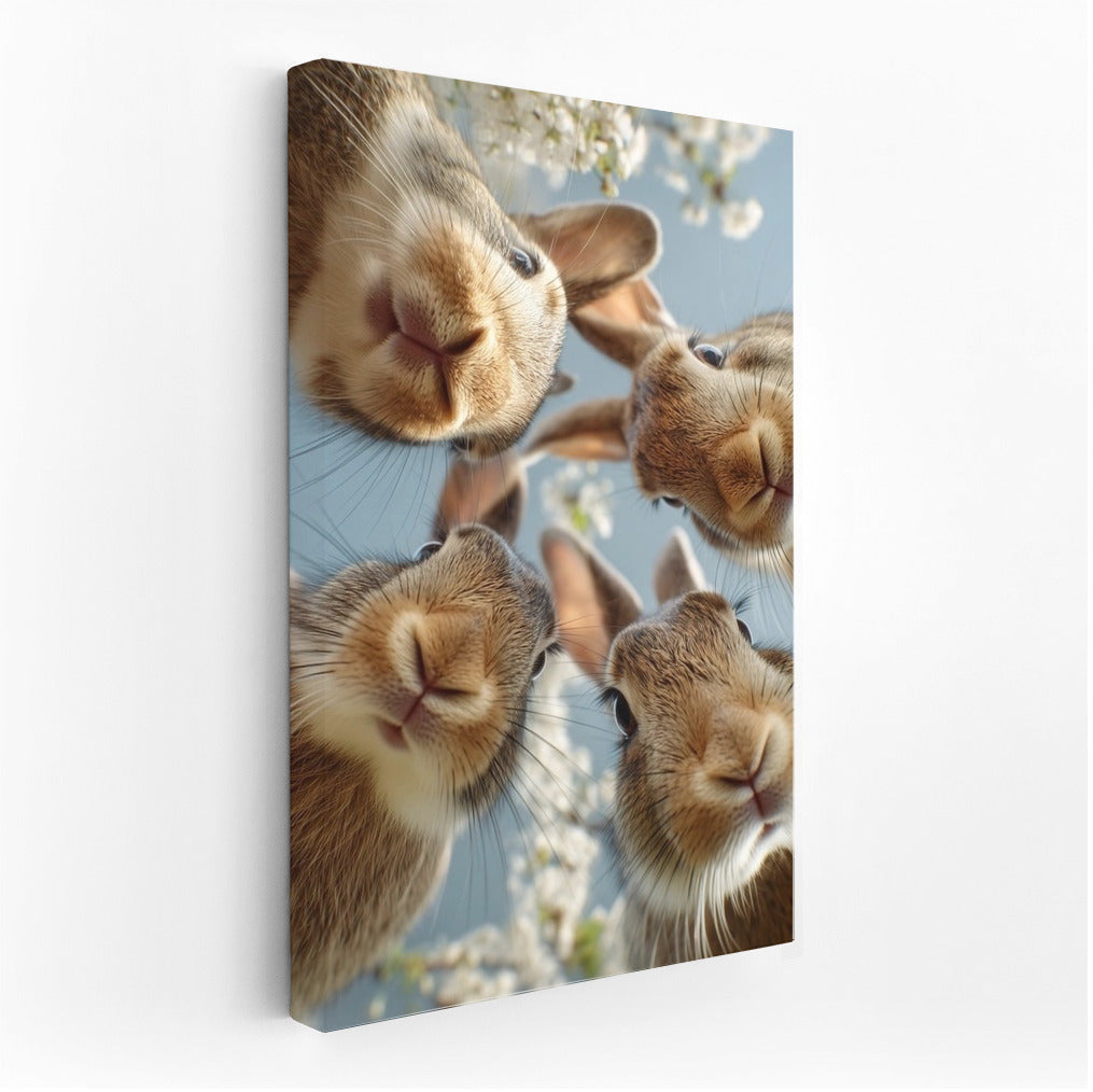 Spring Bunnies: Joy and Nature on Your Walls