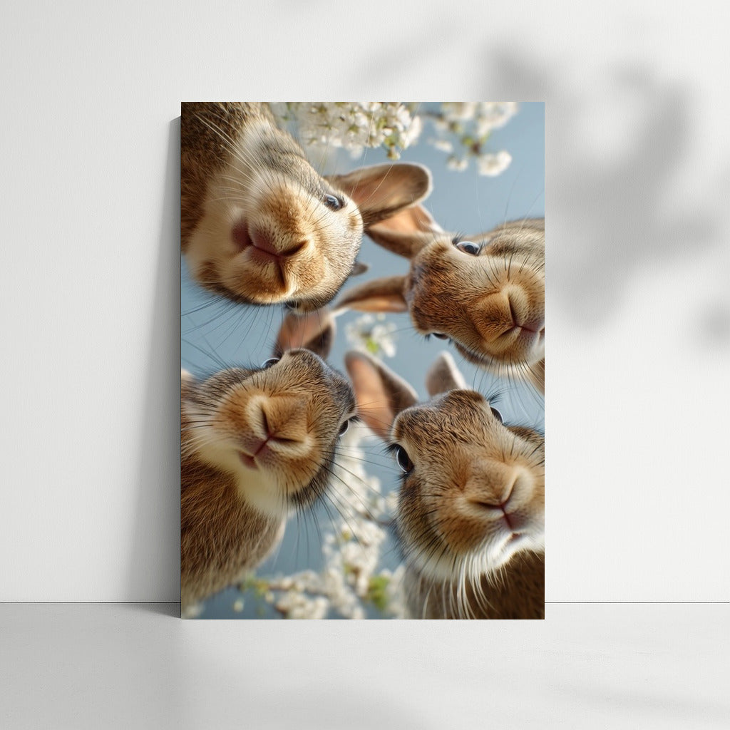 Spring Bunnies: Joy and Nature on Your Walls