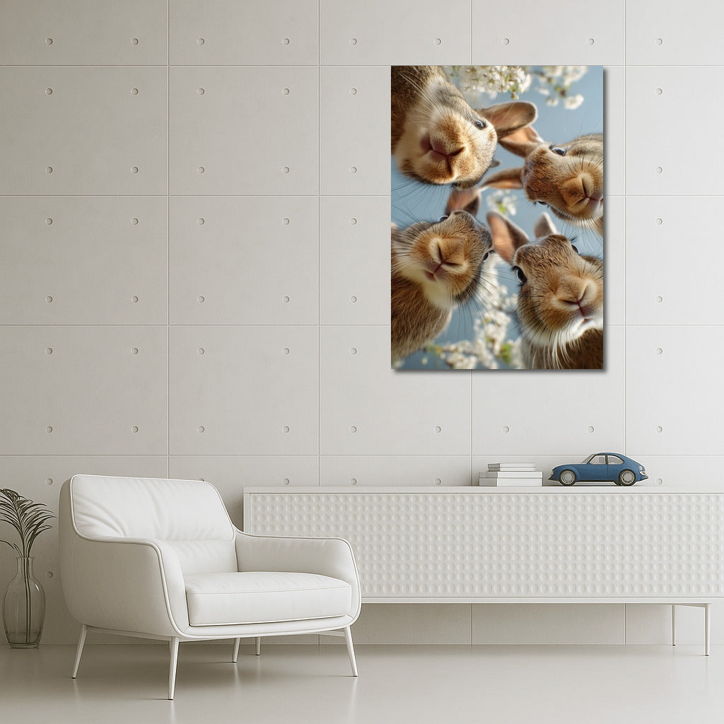Spring Bunnies: Joy and Nature on Your Walls