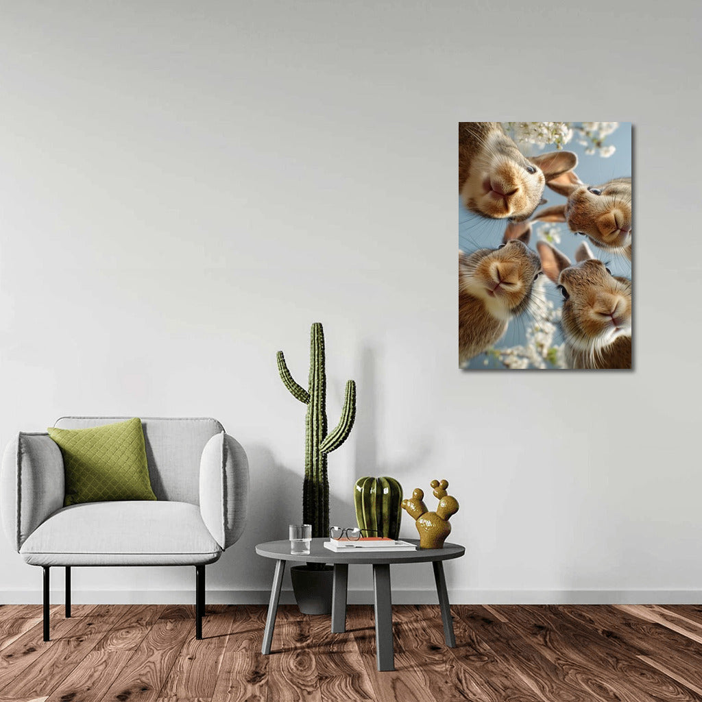 Spring Bunnies: Joy and Nature on Your Walls