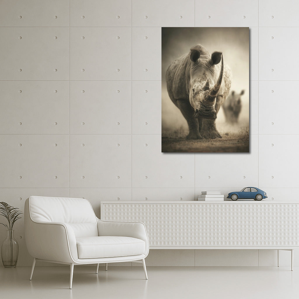 Grace and Strength: Rhinoceros in the Interior