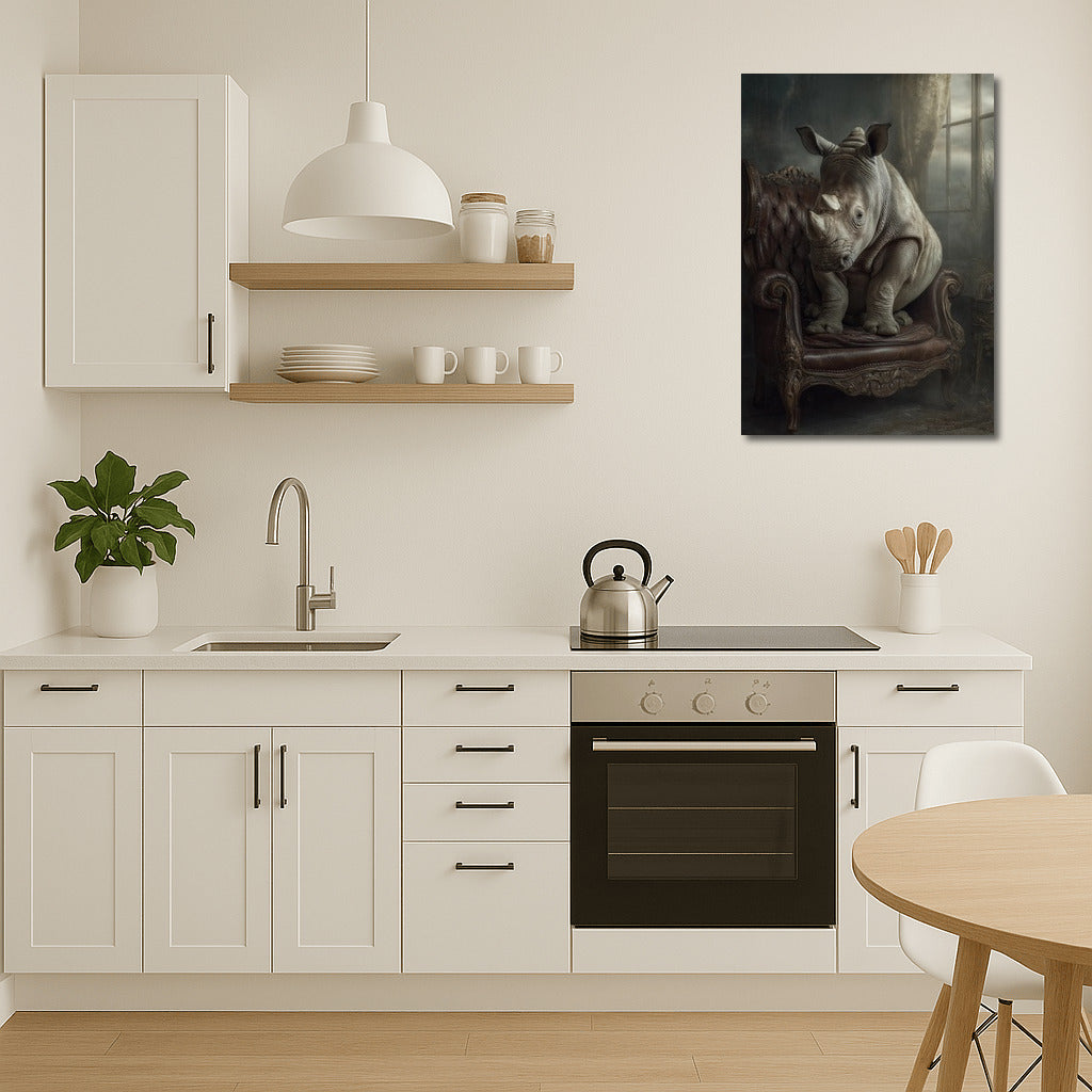 Rhinoceros in a Chair: Exoticism and Style for Your Interior