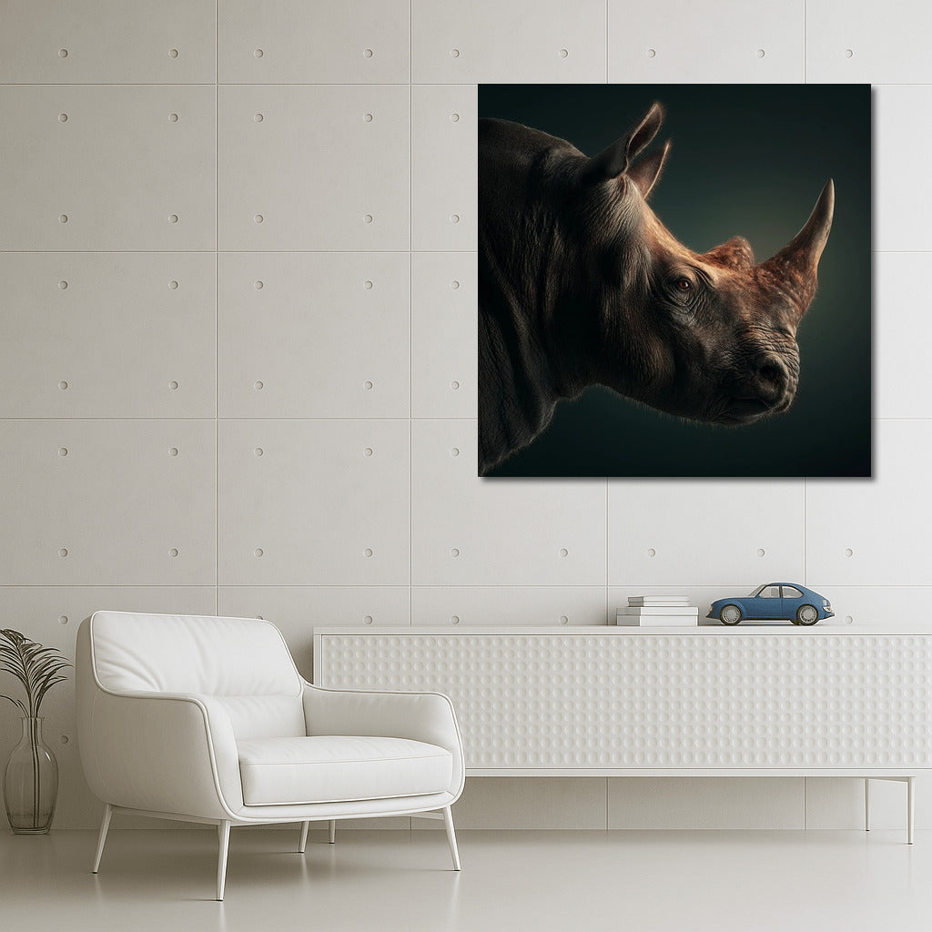 Horned Lord: The Majesty of the Rhinoceros on Your Wall