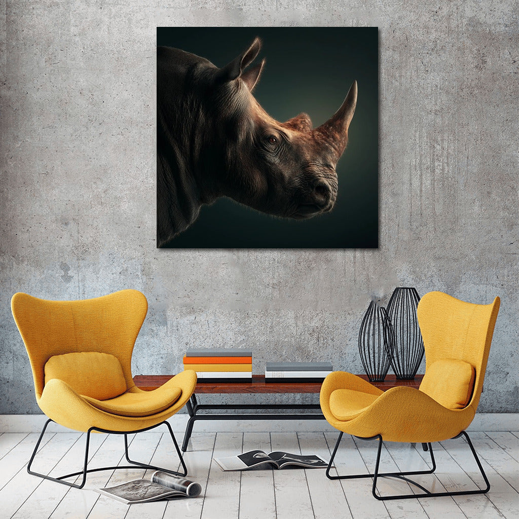 Horned Lord: The Majesty of the Rhinoceros on Your Wall