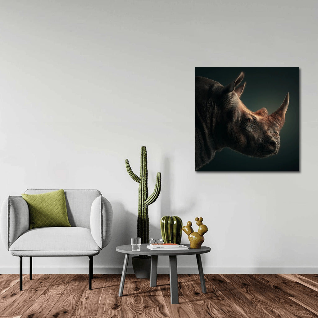 Horned Lord: The Majesty of the Rhinoceros on Your Wall