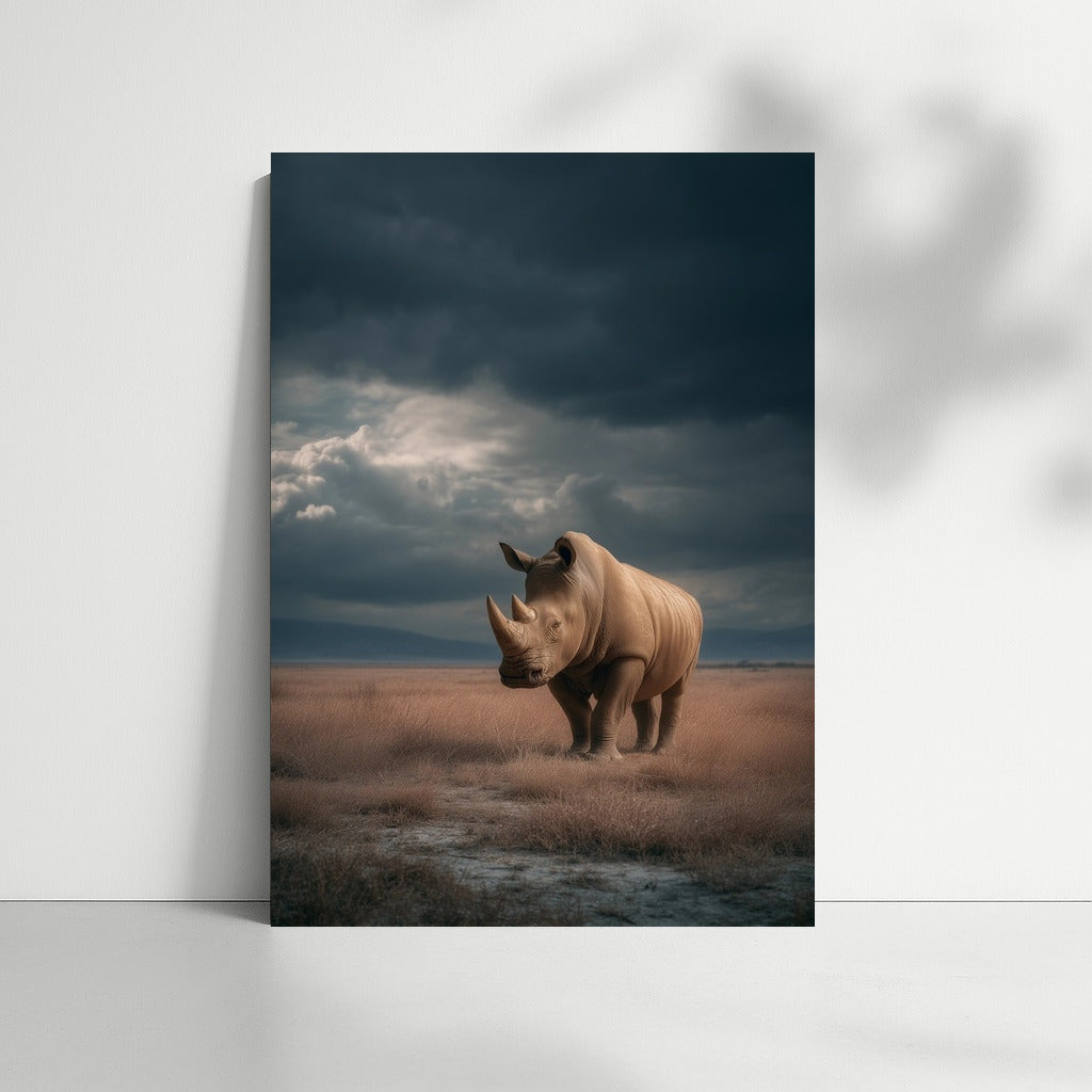 Mighty Rhino: The Majesty of Wild Nature for Your Interior
