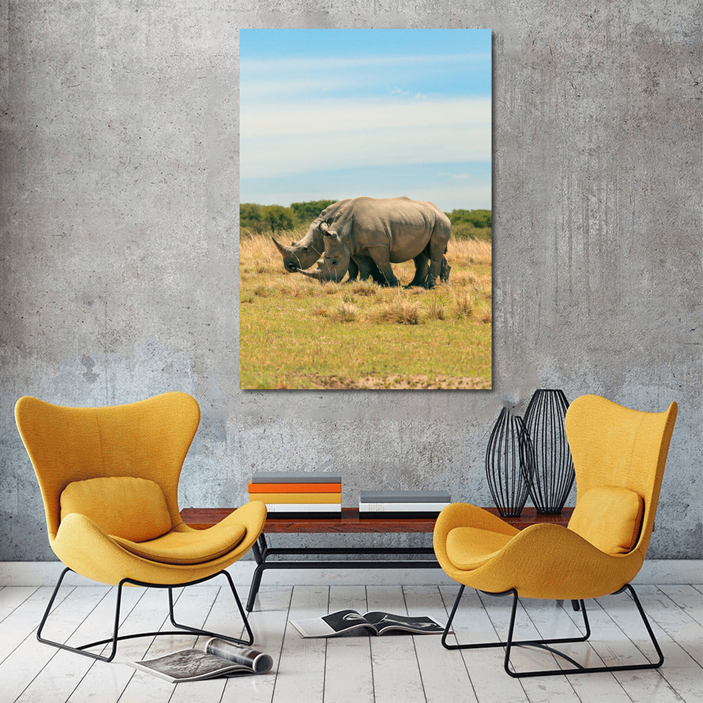 Royal Rhinos: African Power in the Interior
