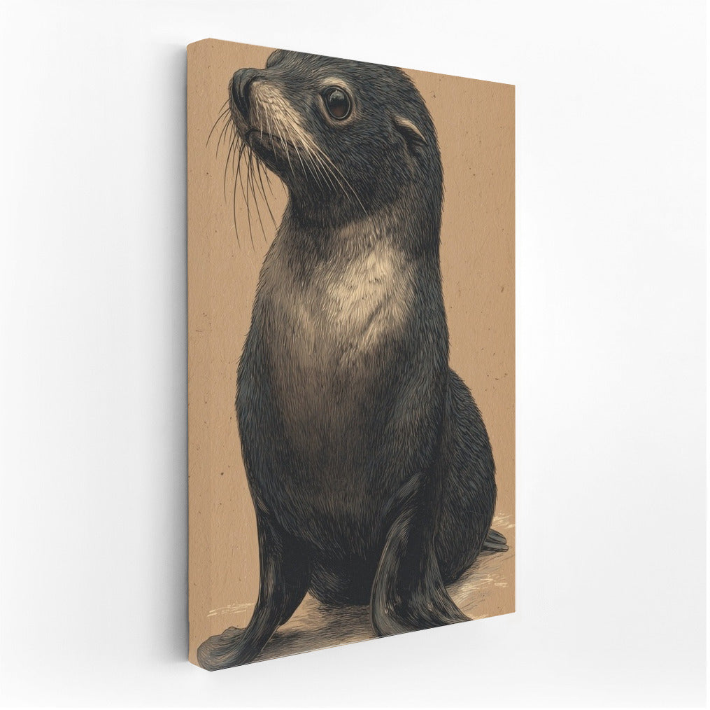 Charming Seal: A Sea Tale for a Cozy Interior
