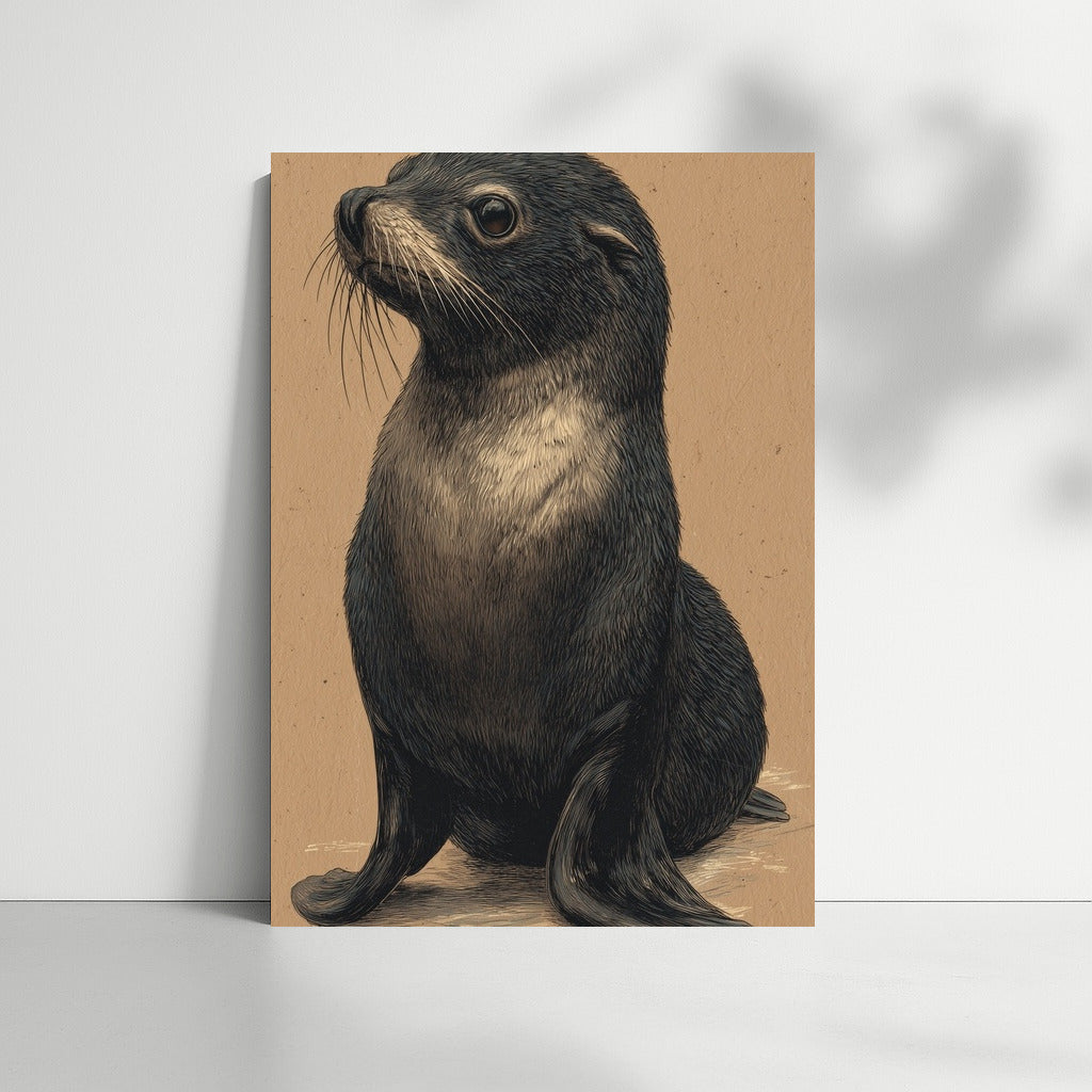 Charming Seal: A Sea Tale for a Cozy Interior