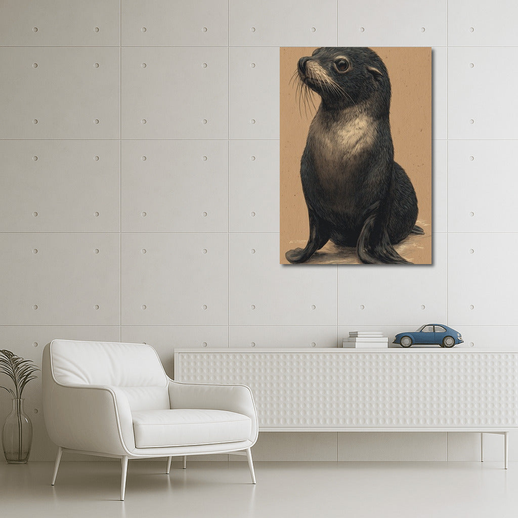 Charming Seal: A Sea Tale for a Cozy Interior