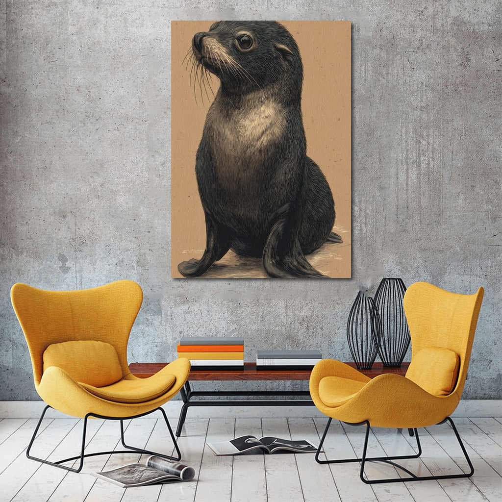 Charming Seal: A Sea Tale for a Cozy Interior