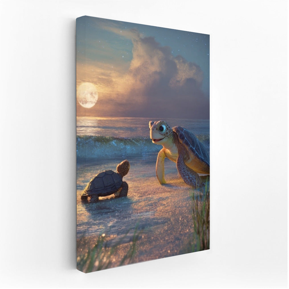 Sea Turtles Night Symphony on the Beach