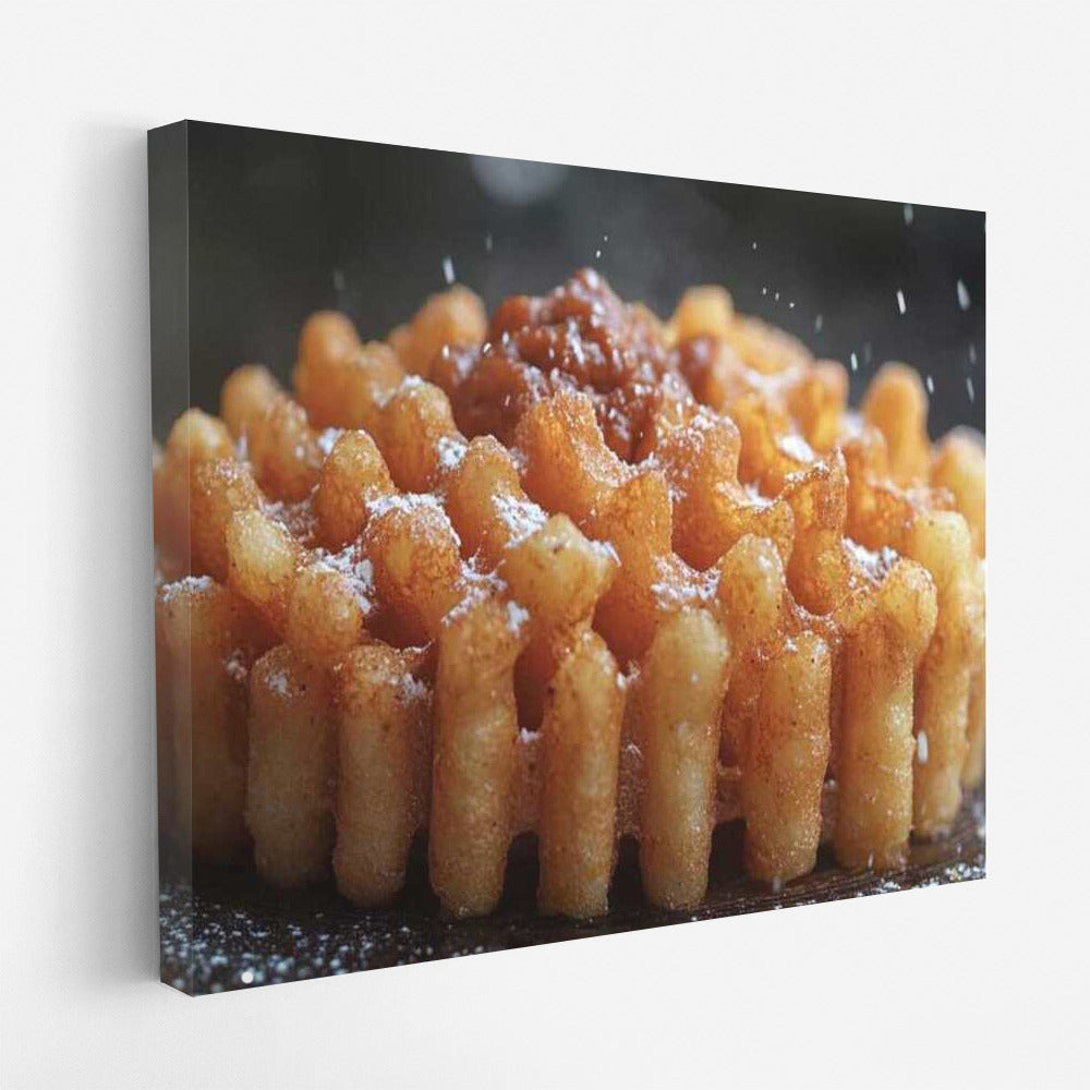 Waffle Temptation with Pineapple and Caramel