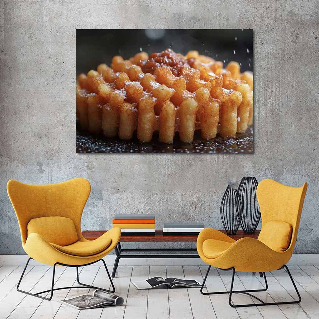 Waffle Temptation with Pineapple and Caramel