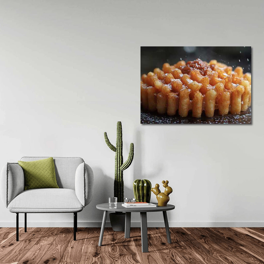 Waffle Temptation with Pineapple and Caramel