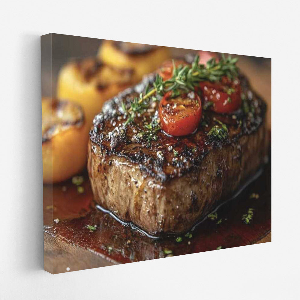 Grill Master: Juicy Steak on Fire