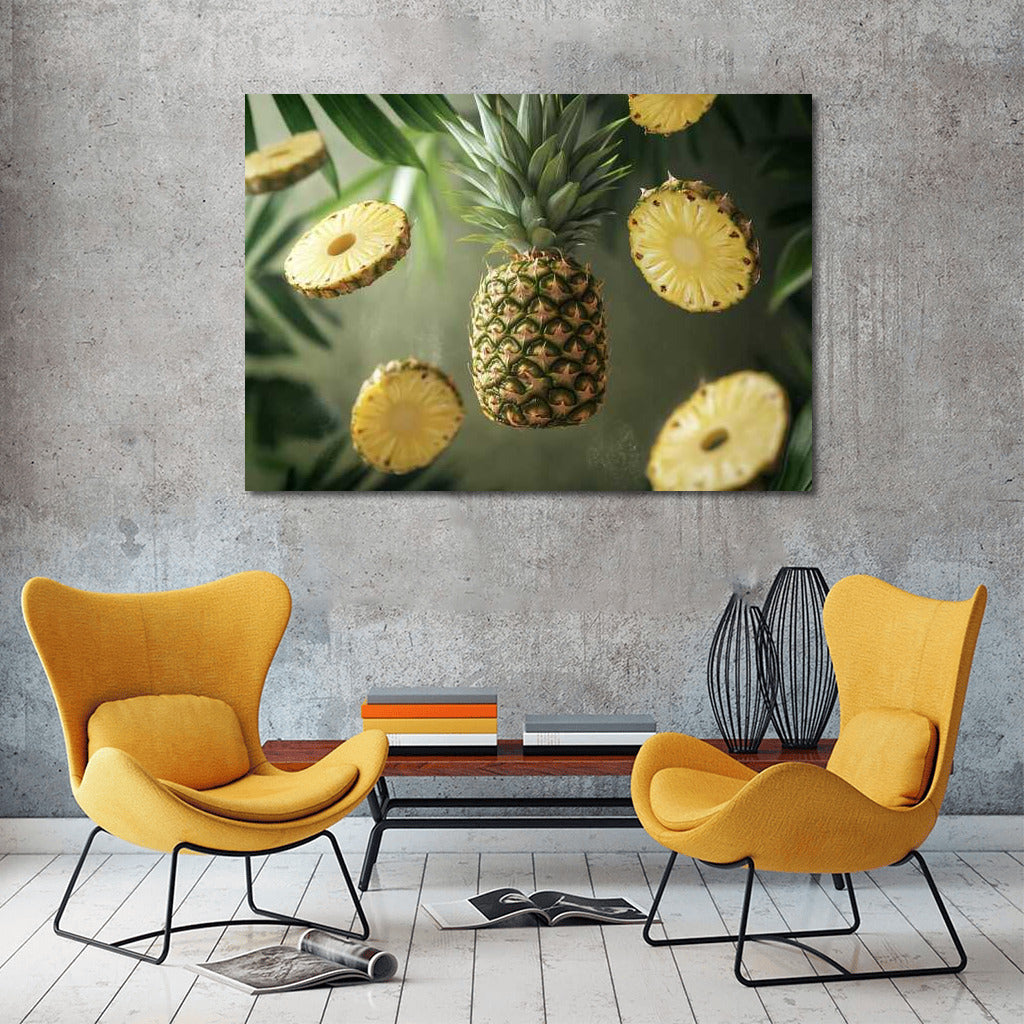 Tropical Pineapple Paradise: Refreshing Sunny Joy